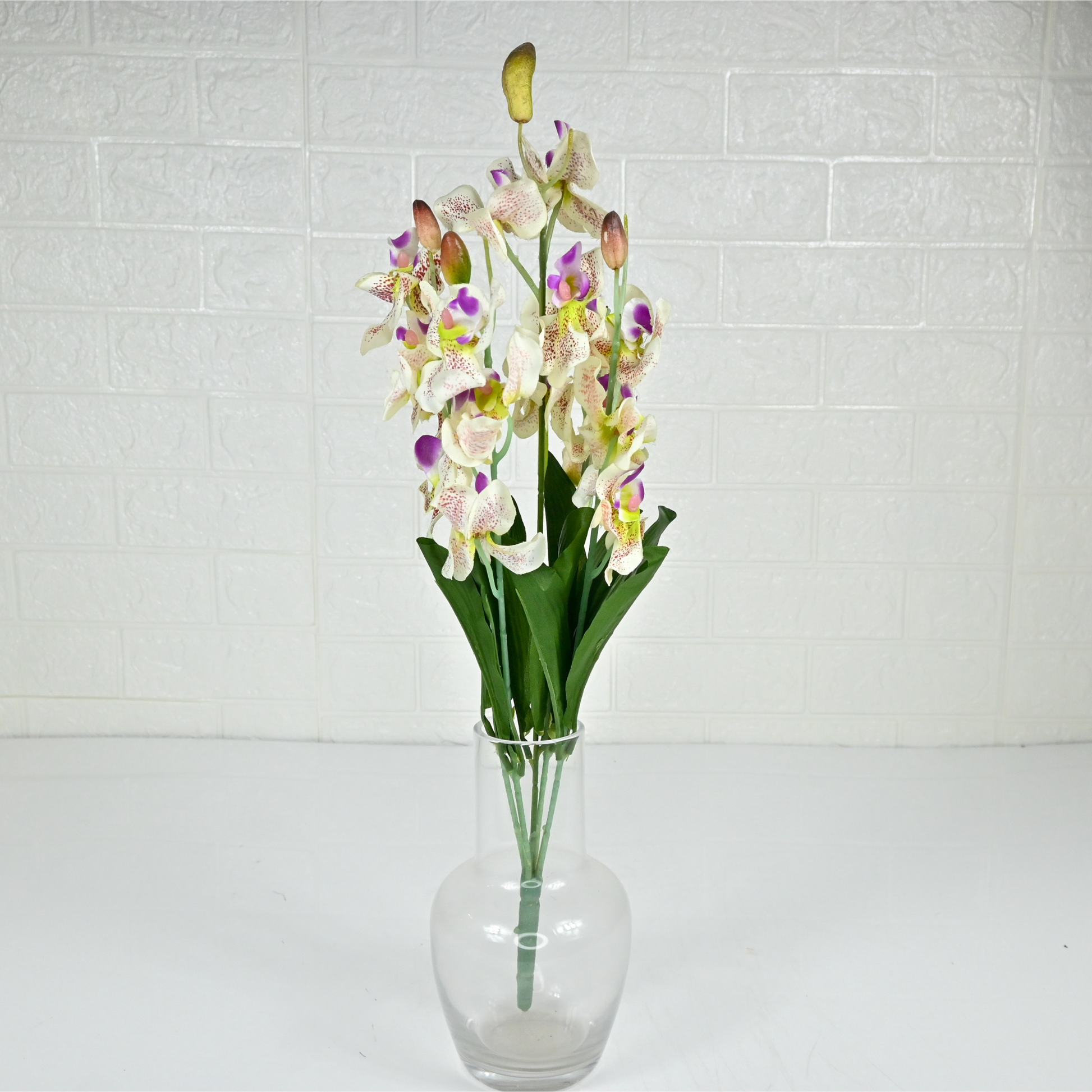 ORIENTAL FLOWERS ARTIFICIAL ORCHID MOKARA BUNCH (PACK OF 2) - Oriental Flowers