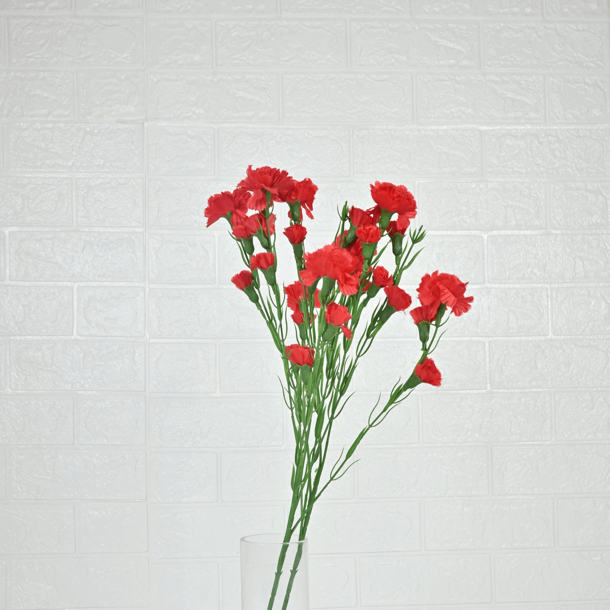 ORIENTAL FLOWERS ARTIFICIAL CARNATION SPRAY STICK (PACK OF 2) - Oriental Flowers