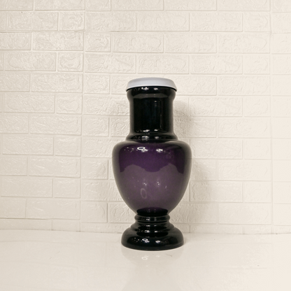 BLACK GLASS FLOWERS VASE - Oriental Flowers