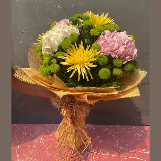 Rainbow Delight Fresh Flower Bouquet Delivery In Kolkata