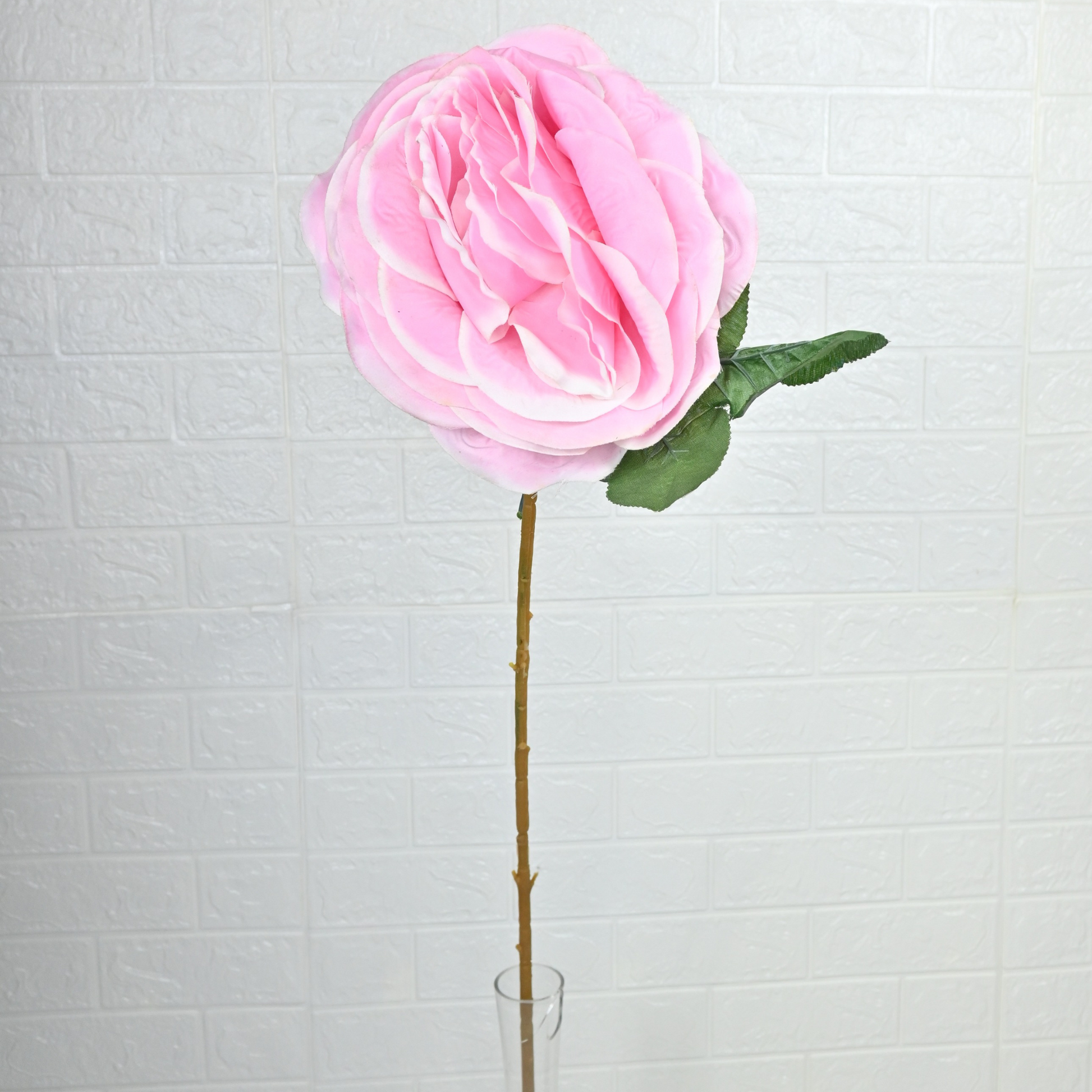 ORIENTAL FLOWERS ARTIFICIAL ROSE STICK WITH JUMBO FLOWER (PACK OF 1) - Oriental Flowers