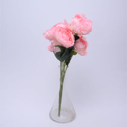 ORIENTAL FLOWERS ARTIFICIAL PEONY BUNCH OF 7 FLOWERS (PACK OF 1) - Oriental Flowers