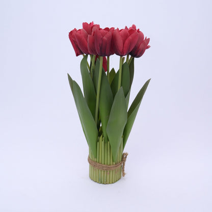 ORIENTAL FLOWERS ARTIFICIAL TULIP BEST SELLER STANDING BUNCH (PACK OF 1) - Oriental Flowers