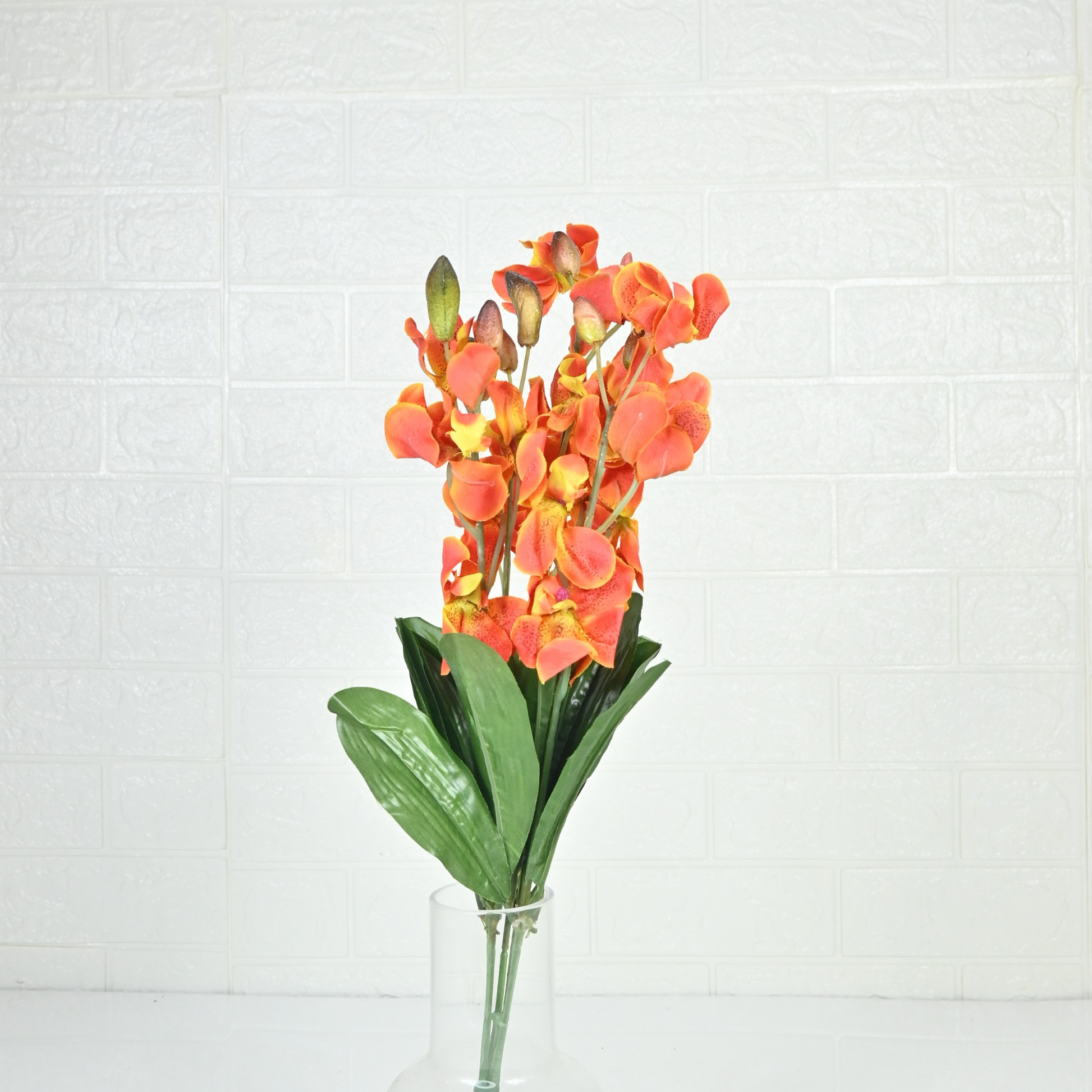 ORIENTAL FLOWERS ARTIFICIAL ORCHID MOKARA BUNCH (PACK OF 2) - Oriental Flowers