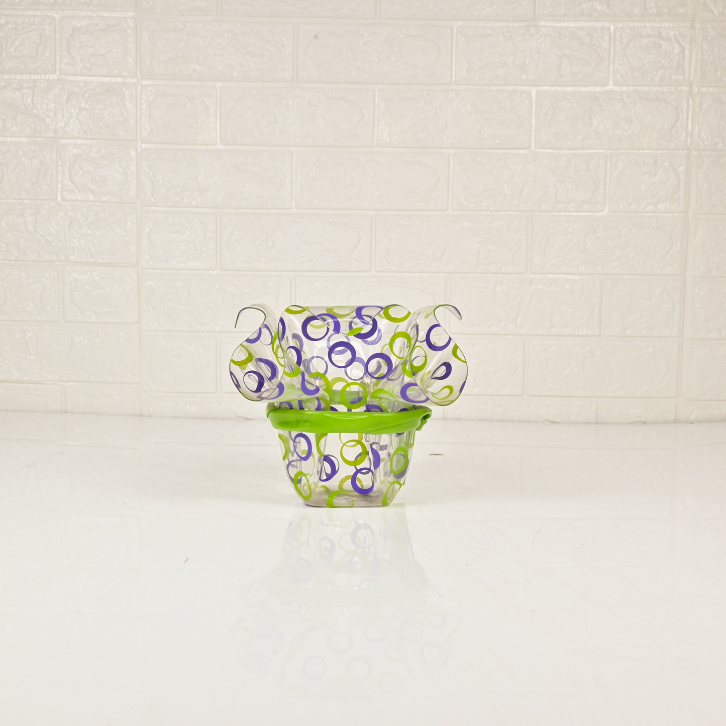 FIBRE DESIGN VASE - Oriental Flowers