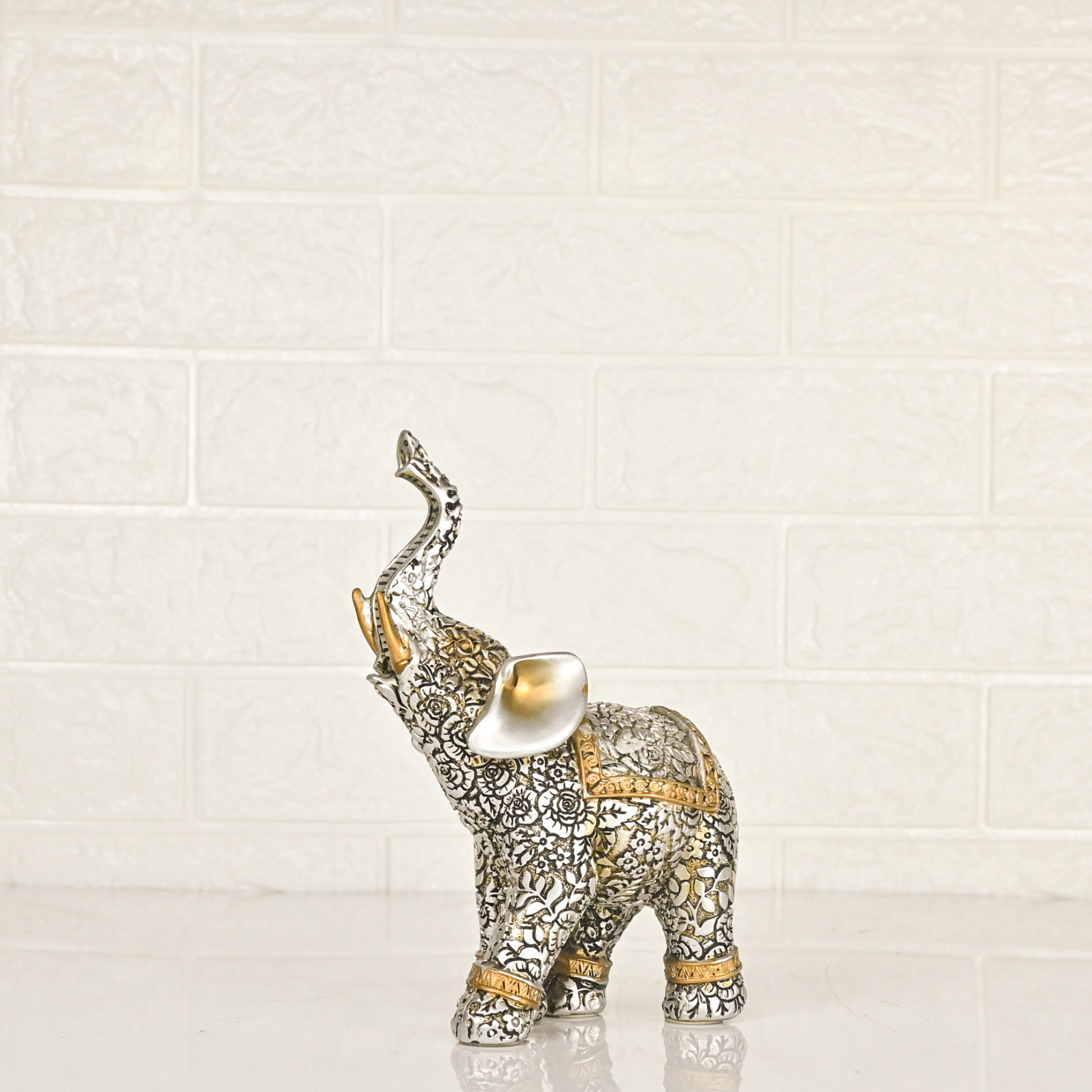 ELEPHANT SHOWPIECE - Oriental Flowers