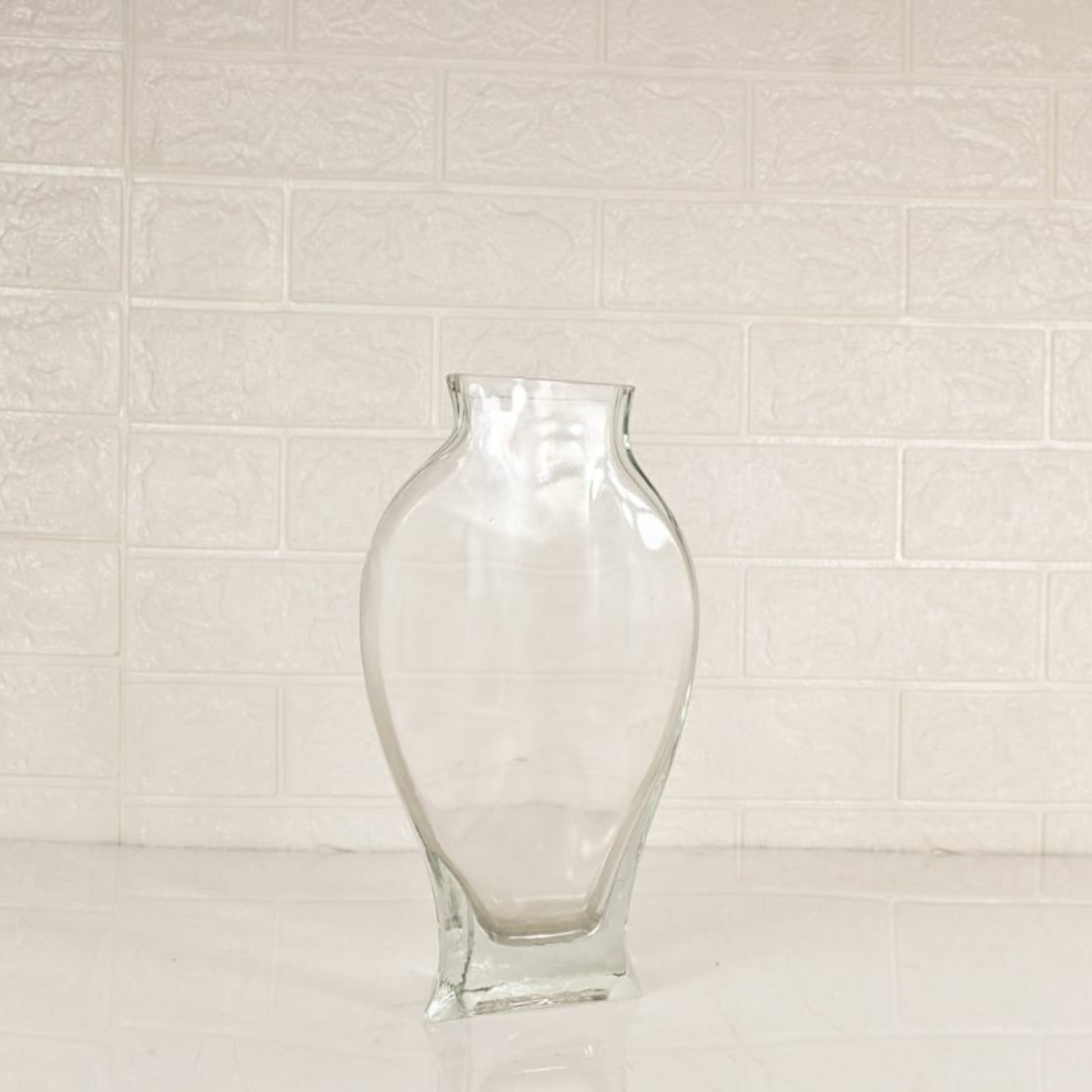 GLASS JAR VASE - Oriental Flowers