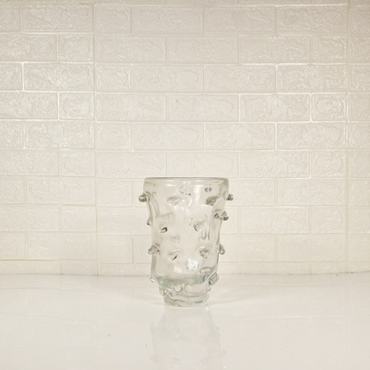 GLASS DESIGN VASE - Oriental Flowers