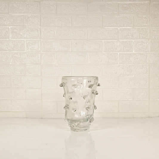 GLASS DESIGN VASE - Oriental Flowers