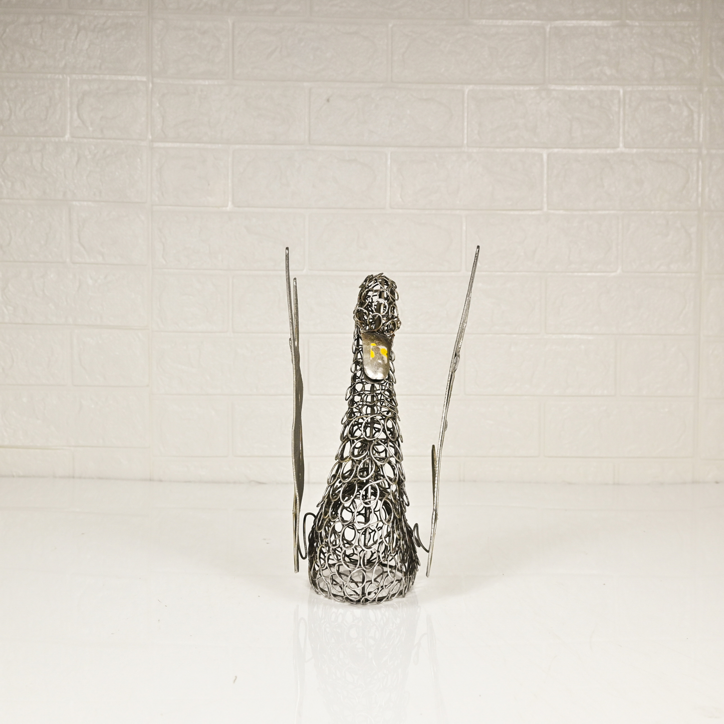 IRON DUCK SHOWPIECE - Oriental Flowers