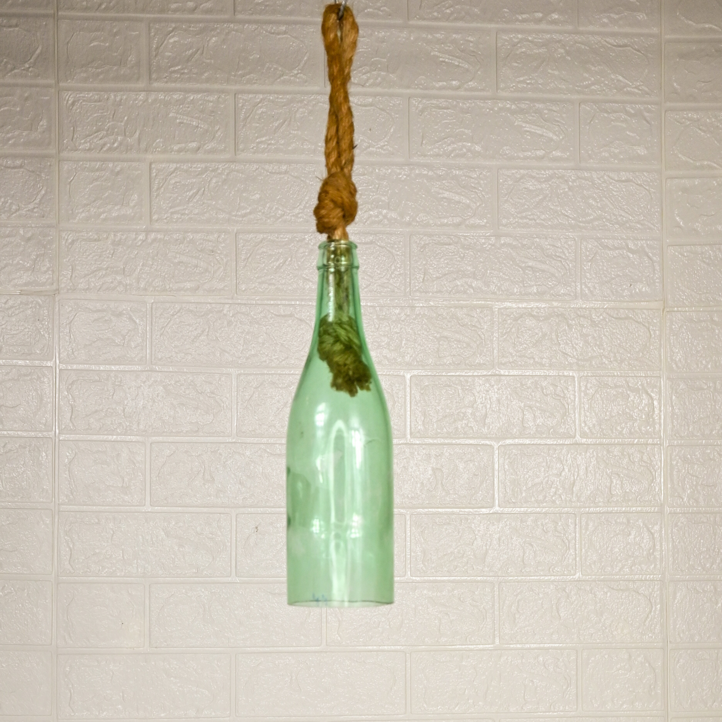 HANGING BOTTLE SHOWPIECE - Oriental Flowers