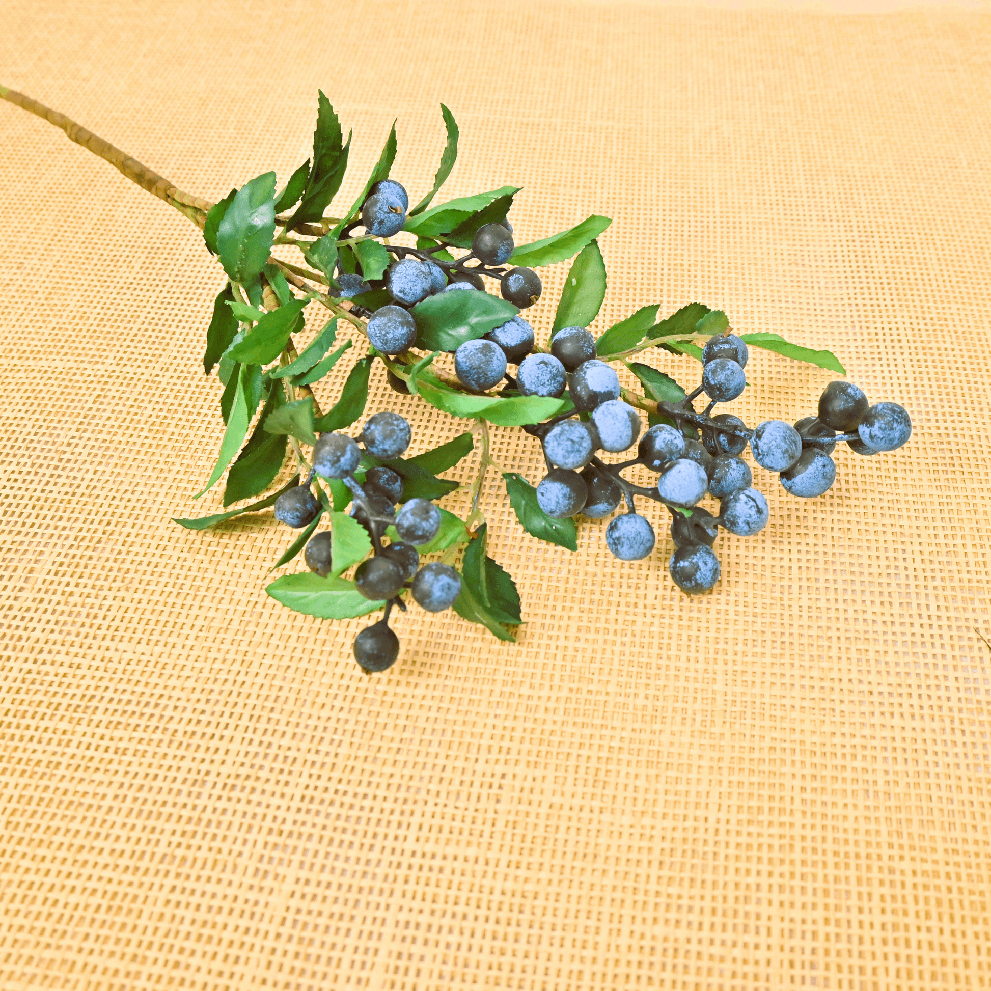 ORIENTAL FLOWERS ARTIFICIAL BLUEBERRY (PACK OF 1) - Oriental Flowers