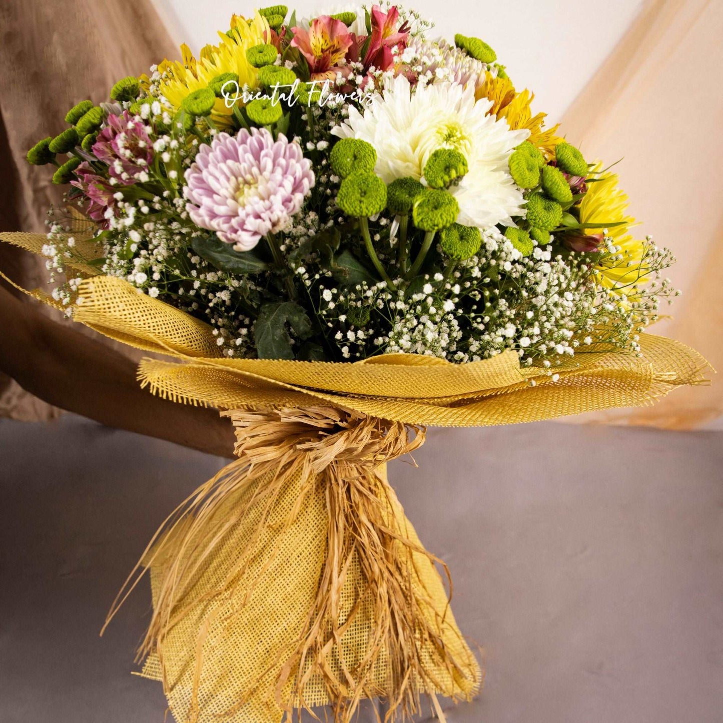 Buy Rustic Bunch Fresh Flower Bouquet In Kolkata