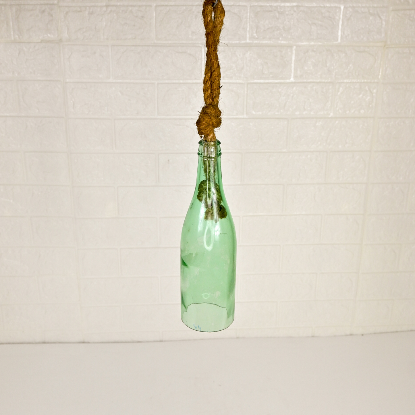 HANGING BOTTLE SHOWPIECE - Oriental Flowers