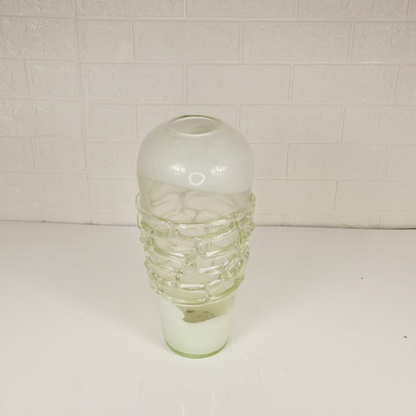 GLASS LONG FLOWER VASE - Oriental Flowers