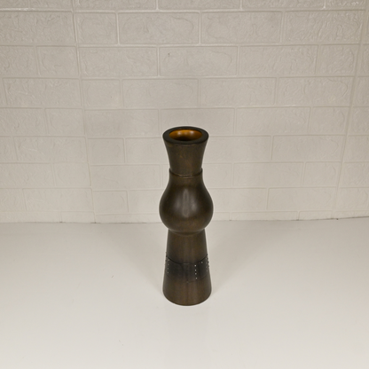 WOOD FLOWER VASE - Oriental Flowers