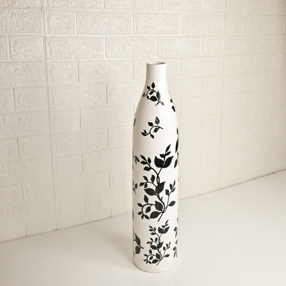 CERAMIC ART VASE - Oriental Flowers