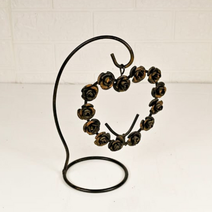 IRON CANDLE STAND - Oriental Flowers