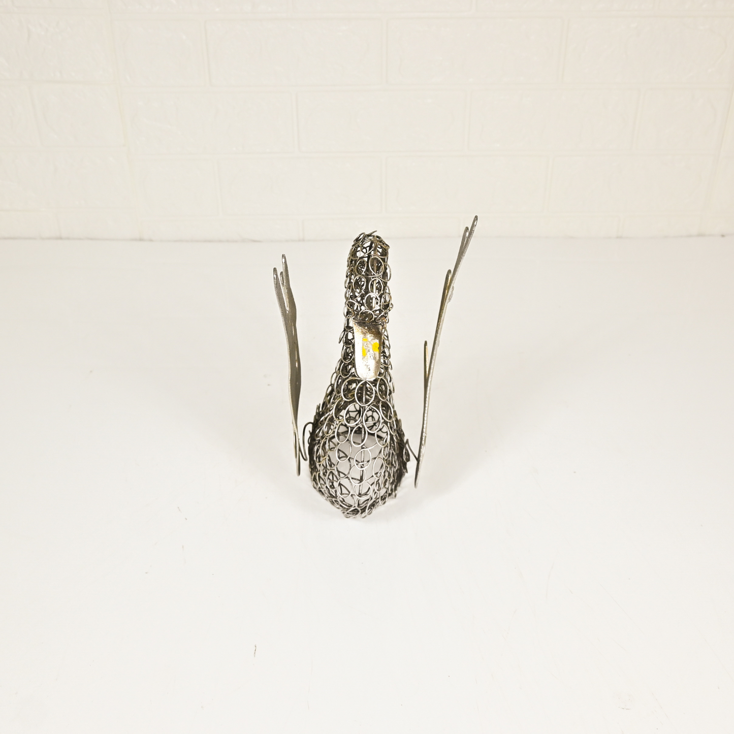 IRON DUCK SHOWPIECE - Oriental Flowers