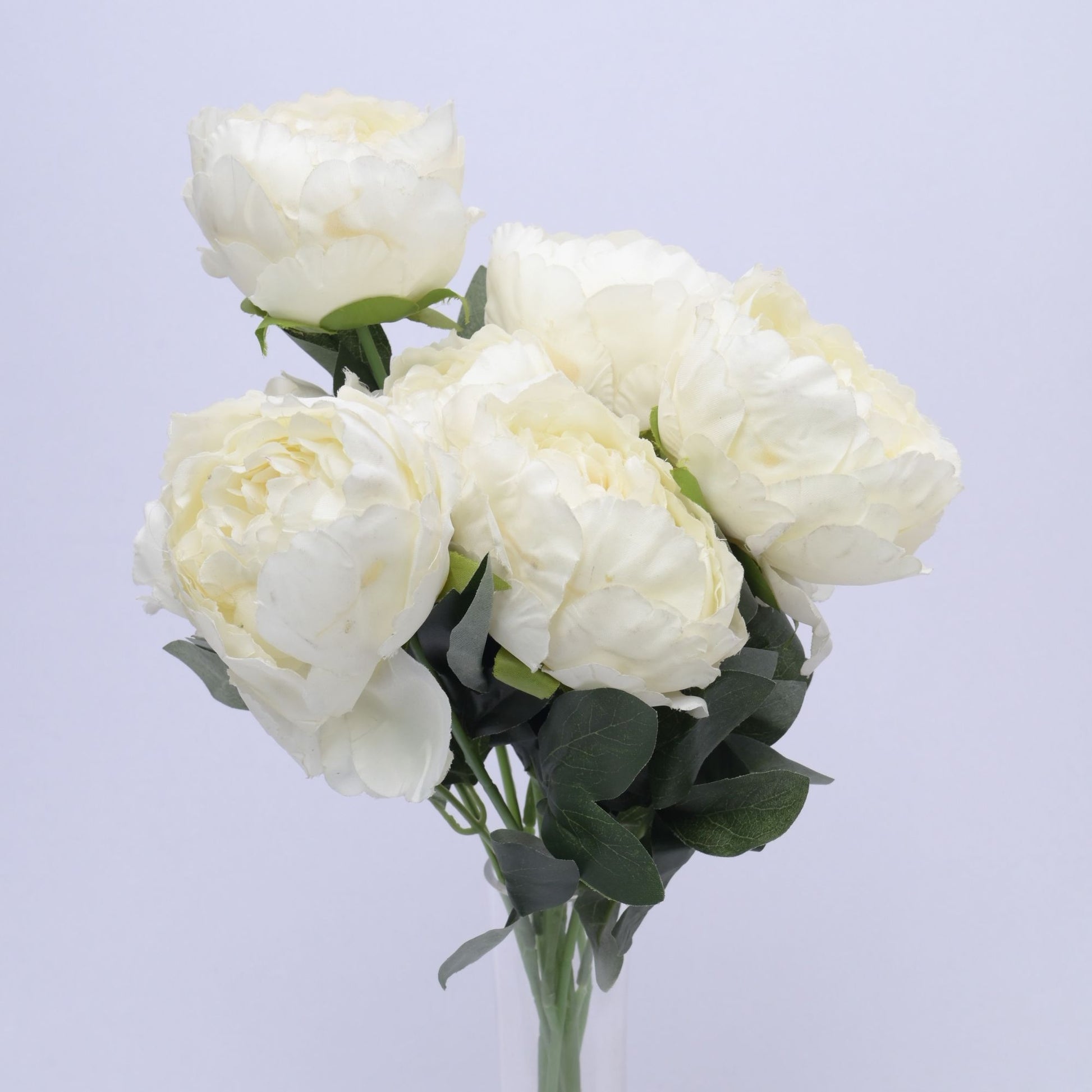 ORIENTAL FLOWERS ARTIFICIAL PEONY BUNCH OF 7 FLOWERS (PACK OF 1) - Oriental Flowers