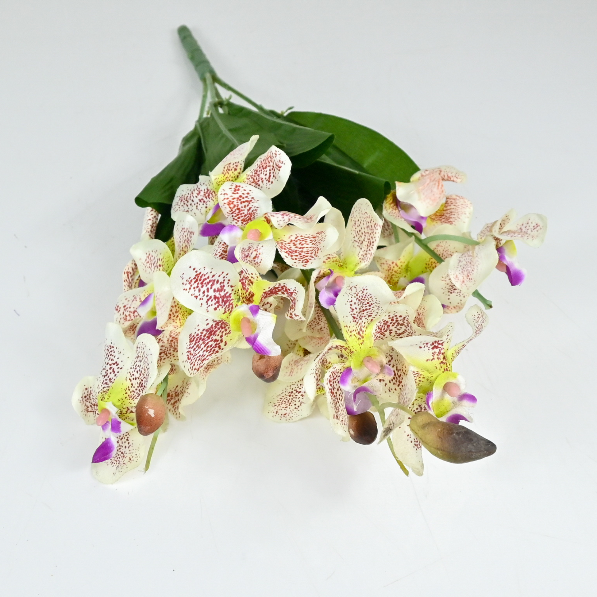 ORIENTAL FLOWERS ARTIFICIAL ORCHID MOKARA BUNCH (PACK OF 2) - Oriental Flowers