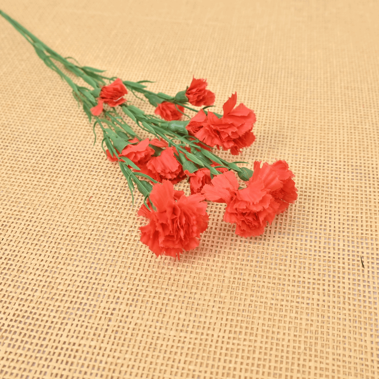 ORIENTAL FLOWERS ARTIFICIAL CARNATION SPRAY STICK (PACK OF 2) - Oriental Flowers