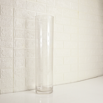 LONG GLASS FLOWERS VASE - Oriental Flowers