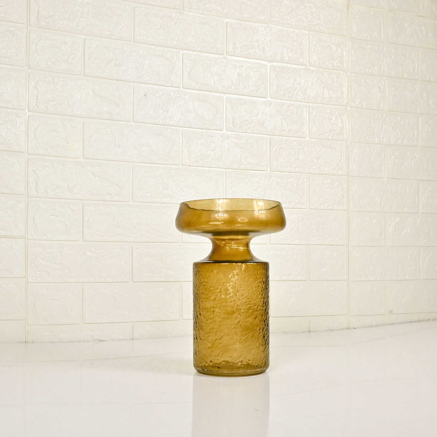 GLASS JAR VASE - Oriental Flowers