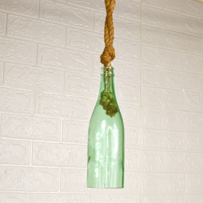 HANGING BOTTLE SHOWPIECE - Oriental Flowers