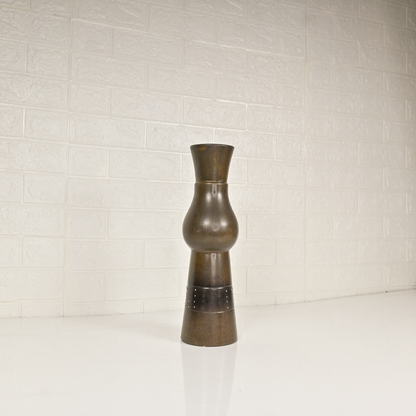 WOOD FLOWER VASE - Oriental Flowers