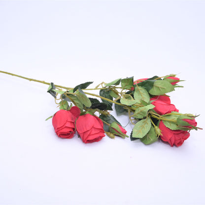 ORIENTAL FLOWERS ARTIFICIAL ROSE SPRAY STICK (PACK OF 1) - Oriental Flowers