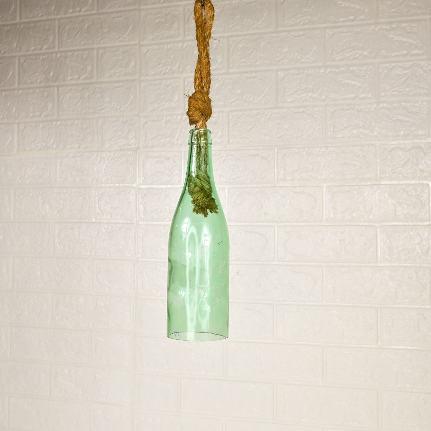 HANGING BOTTLE SHOWPIECE - Oriental Flowers