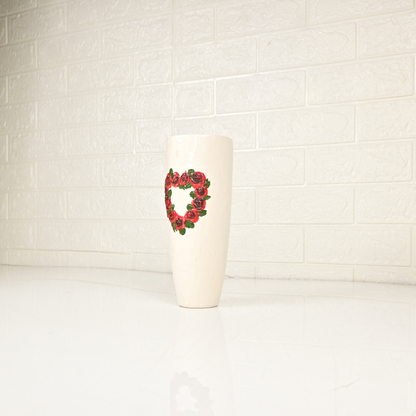 CERAMIC FLOWER VASE - Oriental Flowers