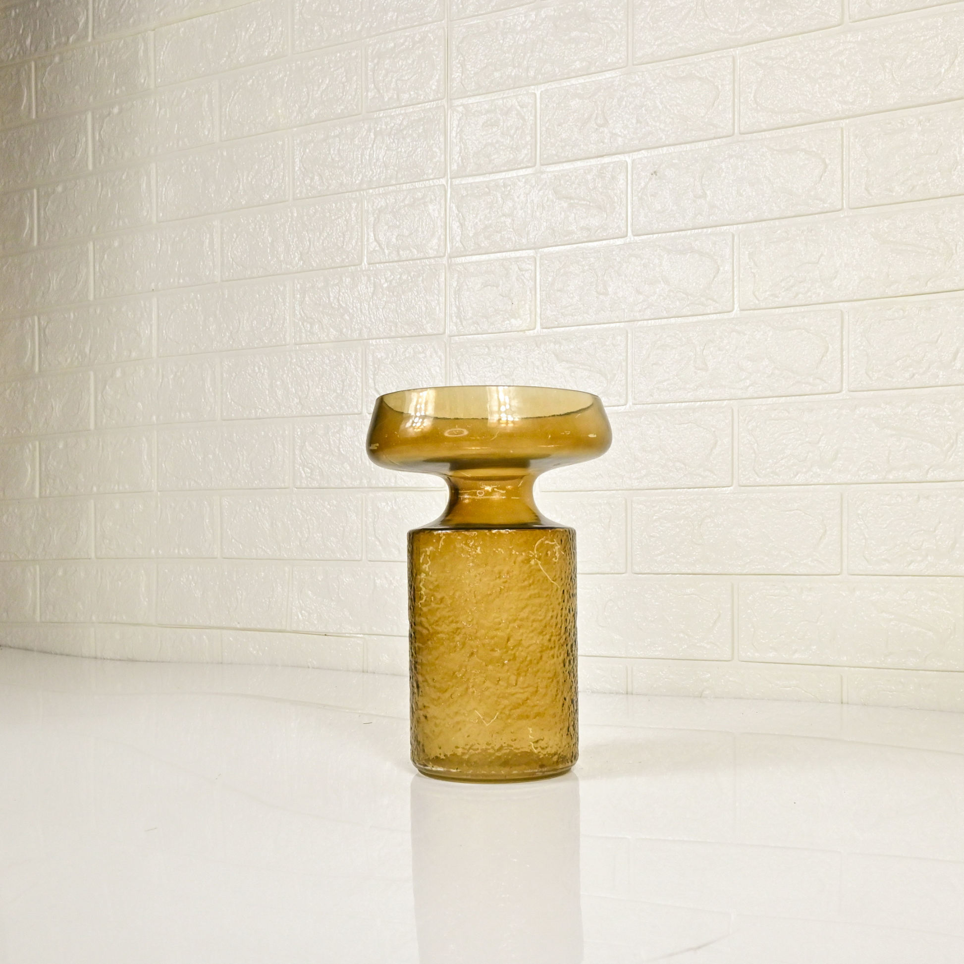 GLASS JAR VASE - Oriental Flowers