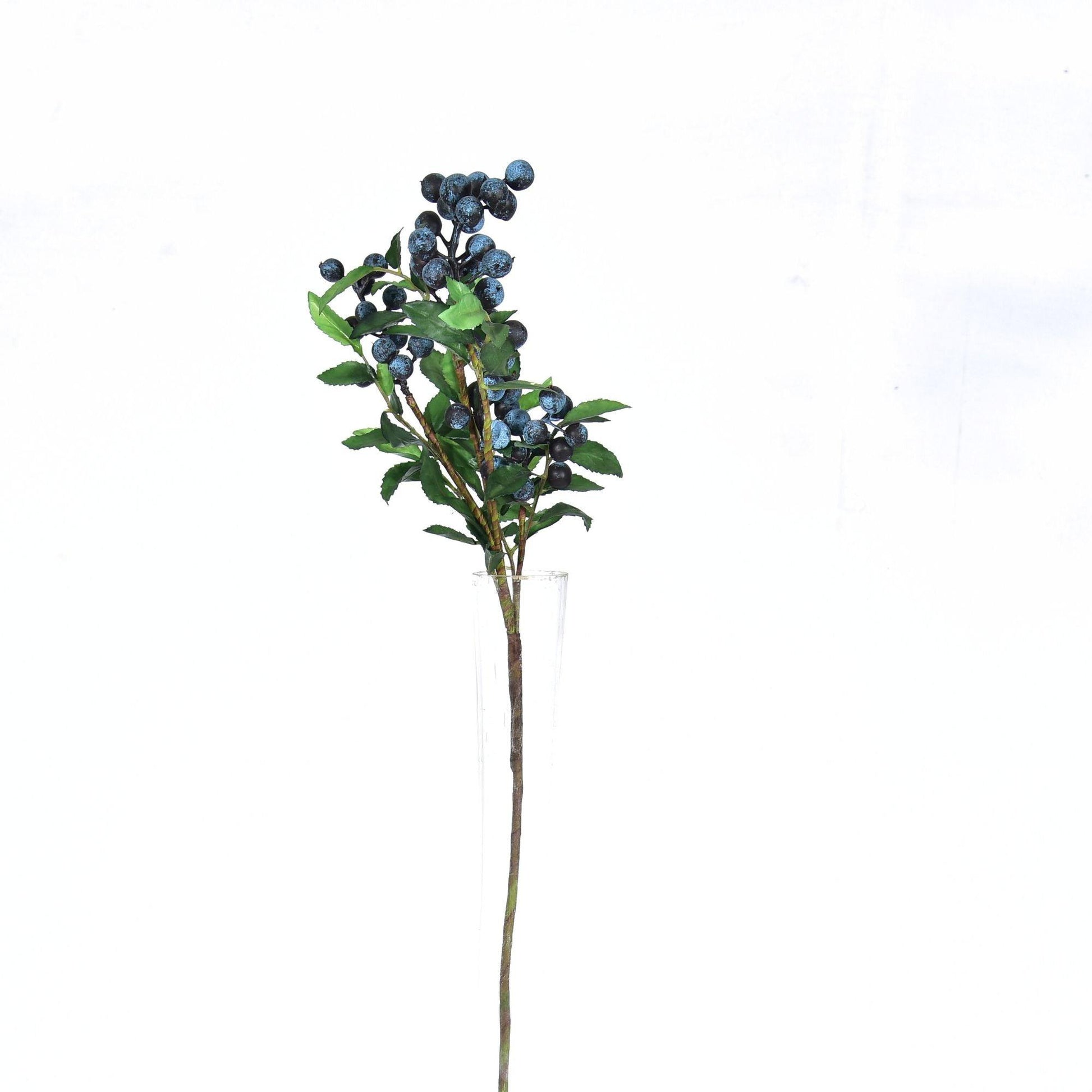 ORIENTAL FLOWERS ARTIFICIAL BLUEBERRY (PACK OF 1) - Oriental Flowers