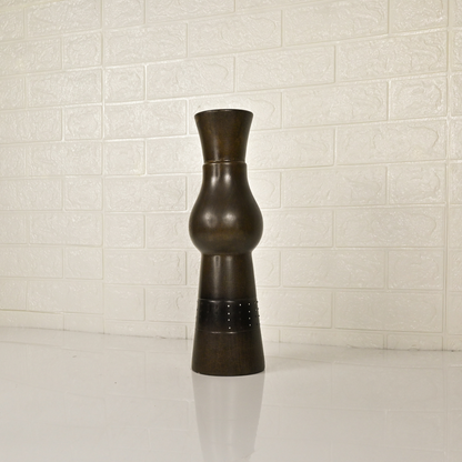 WOOD FLOWER VASE - Oriental Flowers